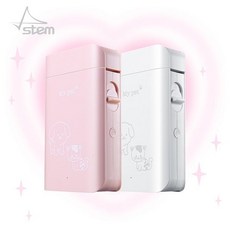 마이펫 휴대용 감열식 라벨프린터 스티커제작 SM-300, 라벨지 1개입, 색상