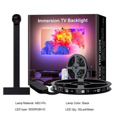 PC/TV Led 백라이트 RGBIC LED 스트립 조명색상 센서 포함 앱 제어 음악 동기화 게임 분위기를 스마트 RGB 조명, 01 3.8M-12.5Ft