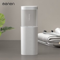 旅行漱口杯 便攜式 牙刷杯 可拆卸易清洗 出行家用 學生宿舍 洗漱杯, 1個, 【雙杯設計】啞光白, 啞光白