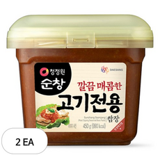 청정원 고기전용 쌈장 (PET) x2개 450g 2개, 2개