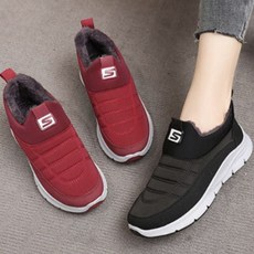 여성 방한화 기모신발 털신발 털단화 enj+03985iP