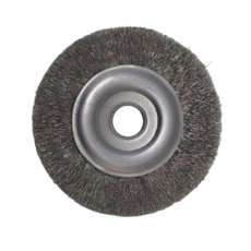 와이어 평 브러쉬 4인치 고운날 스텐, 1개