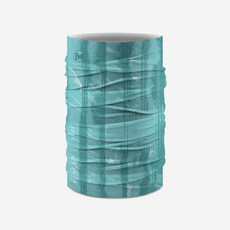 BUFF Coolnet 抗UV涼感頭巾 野外營 UPF50防曬 魔術頭巾 涼感頭巾, 1個, 水藍條紋131372-722