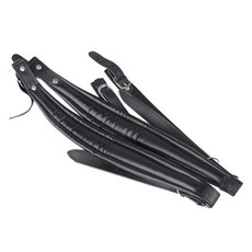 인공 가죽 조절식 하네스 스트랩 아코디언용 흰색 2 개, [02] Black, 한개옵션2