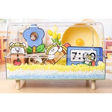 골든햄스터 은신처 장난감 조경 플랫폼 사계절 수면용 둥지 반려동물 용품, 과즙배 수통