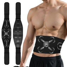 Eebaasis EMS 프리홈트 젤패드 필요없는 EMS저주파 복근운동기구 강력한 뱃살다이어트 반영구 홈트레이닝