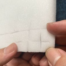 사각 수경재배스펀지 스폰지 수경재배 스펀지 화분판 원예 모종, 250x250x20mm 화이트, 1개