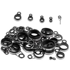 DIY 아이반지 25pcs 스테인레스 스틸 낚싯대 가이드로드 수리 키트, 1개