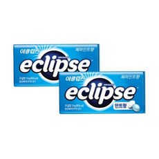 이클립스 페퍼민트향 캔디, 34g, 2개