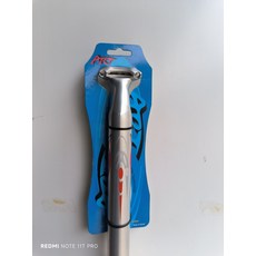 復古 坐杆 亮銀色 鋁合金 30.8mm 口徑, 如圖所示, 1個