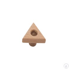 원목 삼각기둥 1구 가구손잡이 33mm 가구리폼 손잡이, 1개