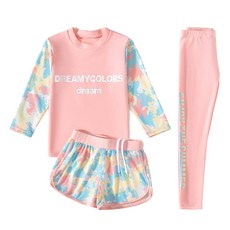 Dobrother Rotumol兒童款防曬衣套裝網狀泳衣 長袖 長褲 短褲 夏季