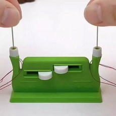 바늘실꿰기 도구 바느질 가이드 바늘실끼우개, 그린