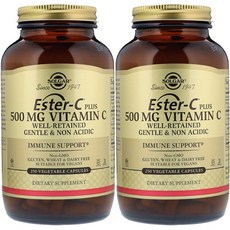SOLGAR 維他命C素食膠囊 500mg, 250顆, 2罐