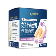 PawsMed 毛掌醫學 保健肉泥系列 犬貓適用, 30個, 狗貓-好情緒保健肉泥 6gx30入,超取限重4公斤(過重運費另計), 6g, 好情緒保健肉泥