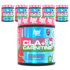 비피아이스포츠 CLA + 카르니틴 워터멜론 프리즈, 350g, 6개
