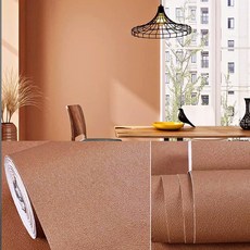 셀프 인테리어 붙이는 접착식 포인트 가구 방수 벽지 시트지 + 헤라 U-SSAC110, 규조+캐러멜오렌지