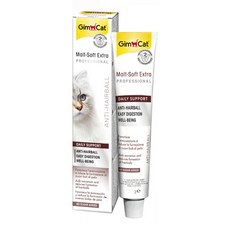 GimCat 麥芽化毛膏 專業版 每日支持 貓咪化毛膏, 1個, 100g 毛球