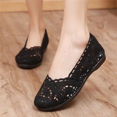 VVRR 여성 메쉬 단화 편안한 통기성 데일리 여름 신발 Z0060716