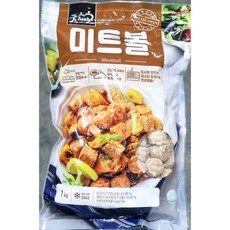 미트볼 굿프랜즈 1Kg 업소용 식당용, 1개