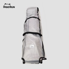 스노보드 가방 여행용 운송 레드 블루 배색 캐리어 휠백, 1개, 바나나 가죽 보호커버 185cm