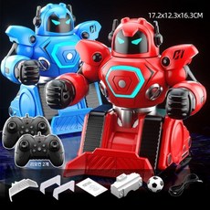 격투로봇 RC 배틀 리모컨 컨트롤 복싱 대전 완구, 배터리1개, 1개, 배틀 로봇