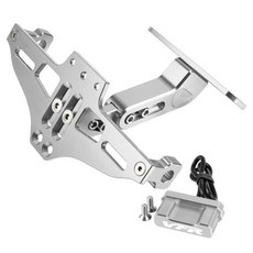 번호판 홀더 브래킷 후면 테일 깔끔한 펜더 엘리미네이터 플레이트 키트, 25. A sliver, 1개