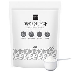 가성비가브랜드다 과탄산소다 가루 세제 산소계표백제 7KG+스푼 파우치 지퍼백, 7kg, 1개