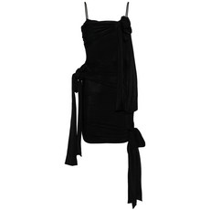 블루마린 스퀘어 넥 민소매 드레스