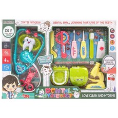 牙醫玩具組 角色扮演遊戲, 多色, 1個