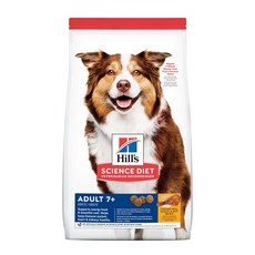 Hills 希爾思 成犬7歲以上 雞肉大麥與糙米 高齡犬飼料, 1個, 成犬 7歲以上, 6.8kg, 雞