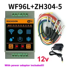 WF96L 수위 수문 HVAC 컨트롤러 센서가있는 시스템 사육 관개 모니터링 WIFI, kit5 12v EU