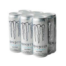 [코카콜라] 몬스터 에너지 울트라, 355ml, 18개