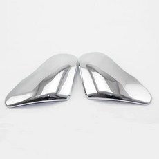 도어 미러 커버 크롬 실버 자동차 장식 후방 스타일링, 1개, 1. Chrome Silver