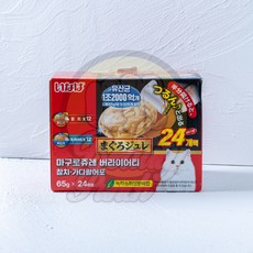 이나바 마구로쥬레 고양이 유산균 65g x 24개 코스트코, 혼합맛(참치/가다랑어포), 1개