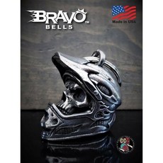 美式工廠 美國 Bravo Bell 守護鈴 越野安全帽 騎士骷髏, Silver