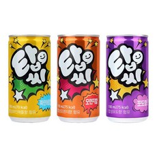 탑씨 소캔 혼합3종 30개씩 총 90개 오렌지 포도 파인 과즙탄산음료, 350ml