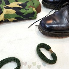 하의 밑단 조임 고무 링 군대 훈련복 바지 착용 활동 편의 군생활 필수 의류, 상세페이지 참조
