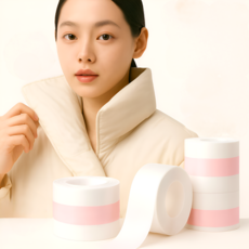 아즈몰 옷깃 패딩 셔츠 오염방지 투명 테이프 5m 스티커, 1개