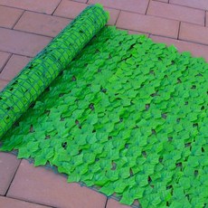 인조 담쟁이넝쿨 인조넝쿨 예쁜 식물 벽장식 아열대 거실, 연녹색 고구마잎 너비 0.5mx길이 0.5m