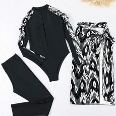 游泳沙灘潛水歐美外貿潛水服泳衣修身顯瘦防曬緊身連體式長袖