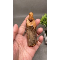 太行崖柏 達摩佛 紅油, 如圖所示, 1個