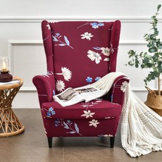 컬러풀 스트란드몬 윙체어 1인용 커버 이케아소파 호환커버 1인 쇼파, 보편적인 호랑이 의자