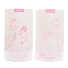 HY 자연한약 핑크 스탠딩파우치 100매 포장팩 한약봉지, 1개, 120ml