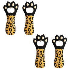 오마이남친 고양이 발 오프너, 4개 세트, 블랙