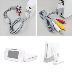 호환 닌텐도 Wii U 위 위유 AV케이블 컴포넌트케이블 TV 연결 3구 5구, 1개, 5구케이블, n1530 위 U 겸용 케이블