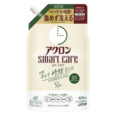 LION 獅王 Acron Smart Care速淨型防縮防皺洗衣精補充包 清新柑橘香, 1包, 820ml