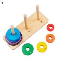 플러스컴퍼니 전통 하노이탑 장난감, 단일옵션