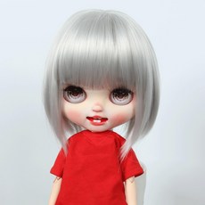 Linfairy 9-10 inch Doll 인형용 가발 (sliver bob)