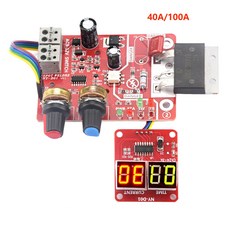 NY-D01 스폿 용접기 DIY 제어 보드로 시간 전류 디지털 디스플레이 조정, 100A
